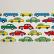 FAIXA DE PAREDE DECORATIVA INFANTIL/ carro