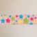 FAIXA DE PAREDE DECORATIVA INFANTIL/ estrelas