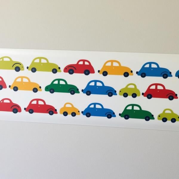 FAIXA DE PAREDE DECORATIVA INFANTIL/ carro