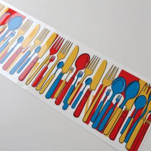 FAIXA DE PAREDE DECORATIVA/ cozinha   Colorido  Recorte Especial 4x0 - Impressão 1440dpi Qualidade Fotográfica