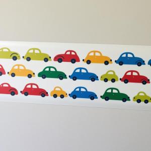 FAIXA DE PAREDE DECORATIVA INFANTIL/ carro Adesivo Vinil Formato Pesonalizado Colorido  Recorte Especial 4x0 - Impressão 1440dpi Qualidade Fotográfica