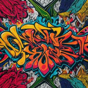 papel de parede grafite Adesivo Vinil  Colorido   4x0 - Impressão 1440dpi Qualidade Fotográfica